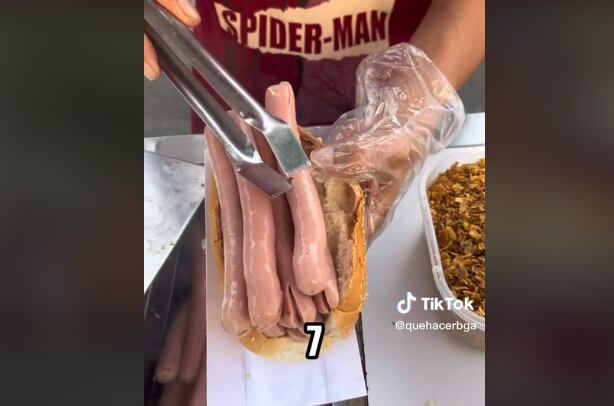 Perro caliente colombiano