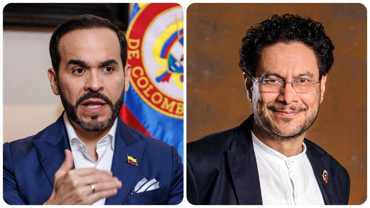 Los candidatos presidenciales Abelardo de la Espriella e Iván Cepeda.