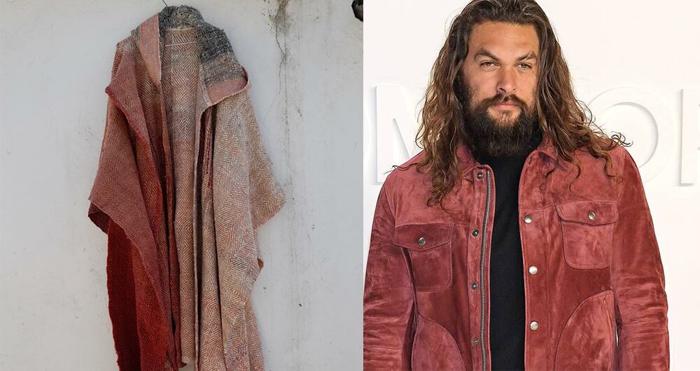 Así llegó una ruana de Boyacá a las manos de Jason Momoa