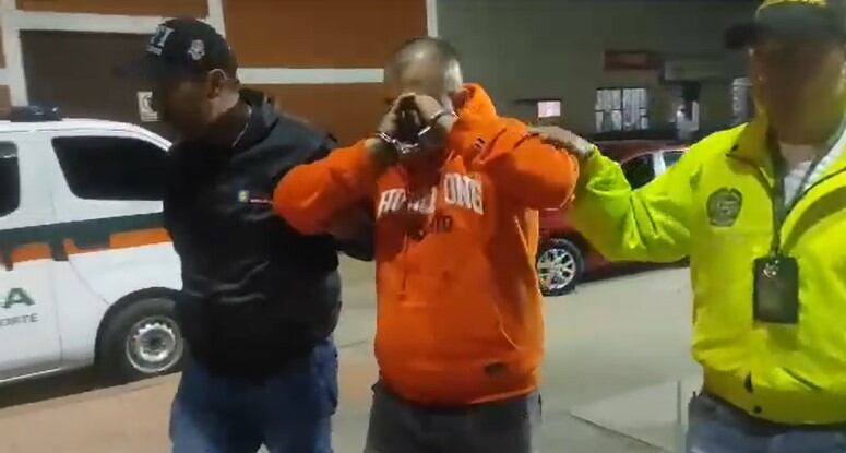 Julio César Martínez Caro, presunto  presunto asesino de Sebastián Valverde, el joven que fue atacado para robarle unos euros en Bogotá.