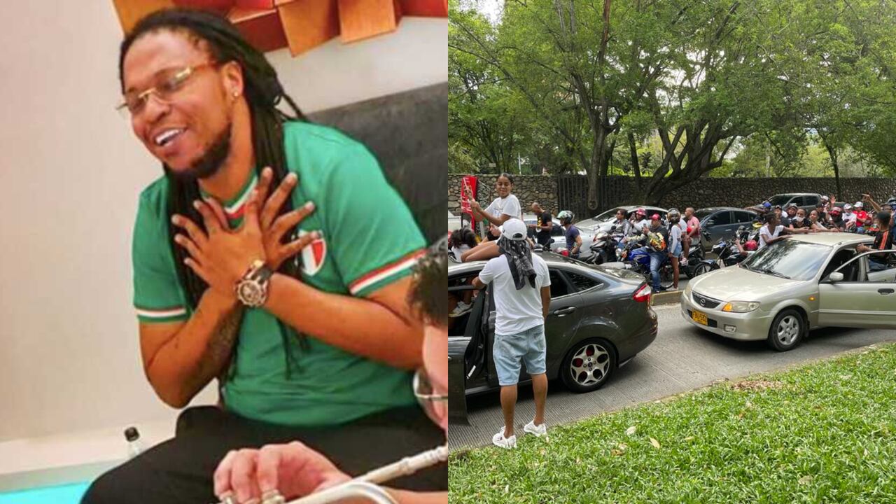 Video | Así fue la multitudinaria despedida a Junior Jein en Cali