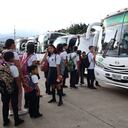Transporte escolar en la frontera con Cúcuta.
