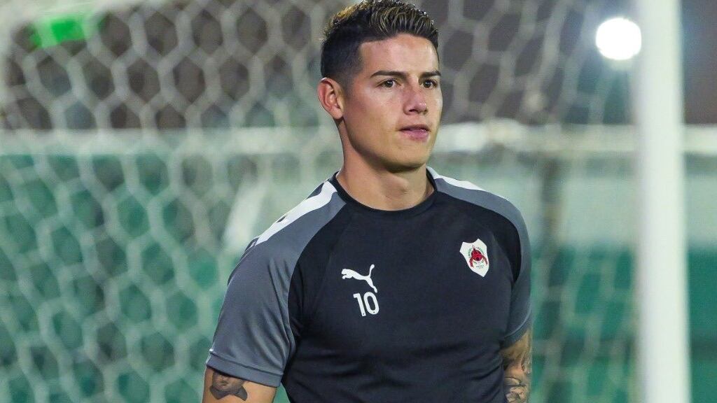 James no juega con el Al-Rayyan desde el pasado 5 de marzo de 2022