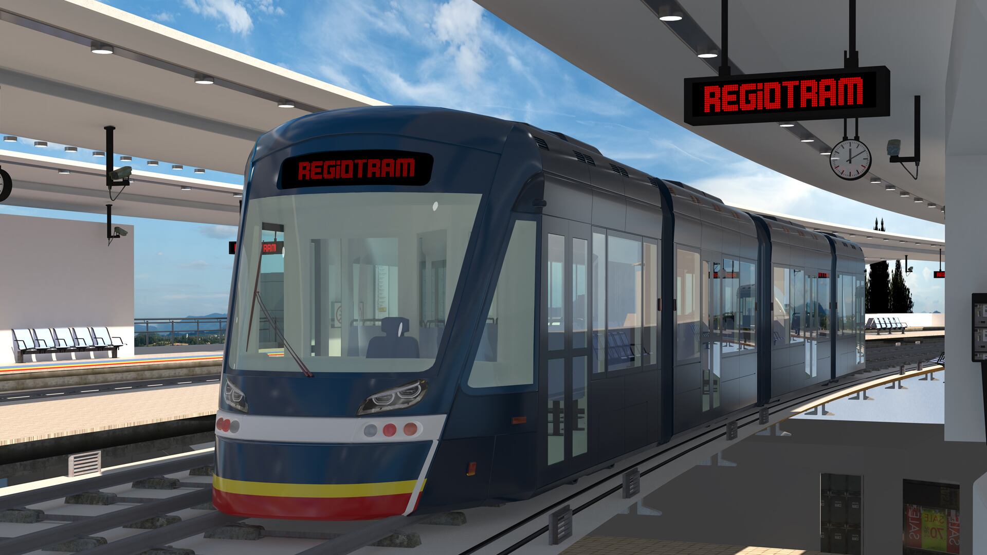 El Regiotram movilizará cerca de 130.000 pasajeros al día.