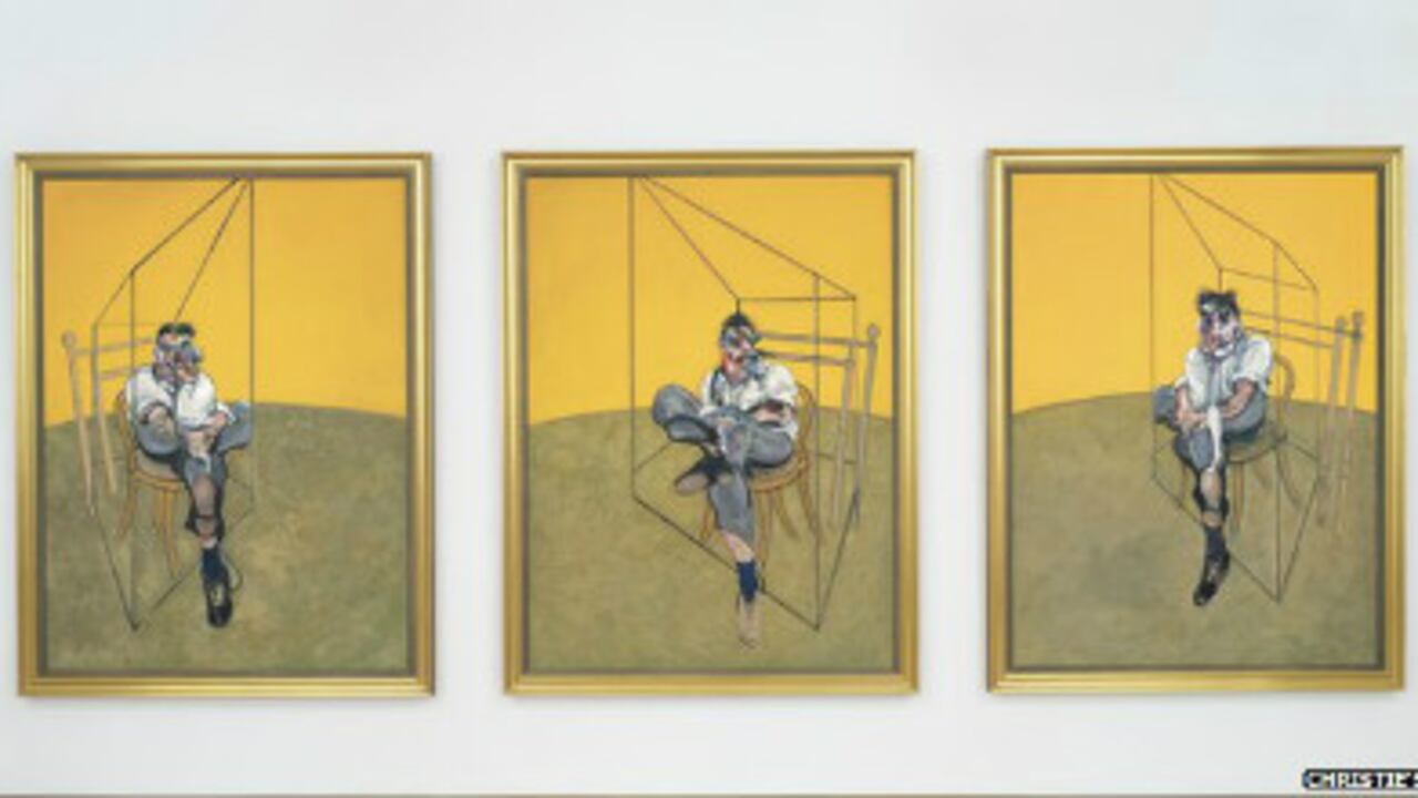 Tres estudios de Lucian Freud (1969), de Francis Bacon