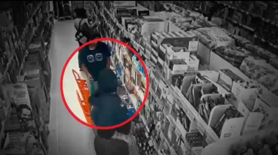 Imágenes de cómo operaba la banda delincuencial.