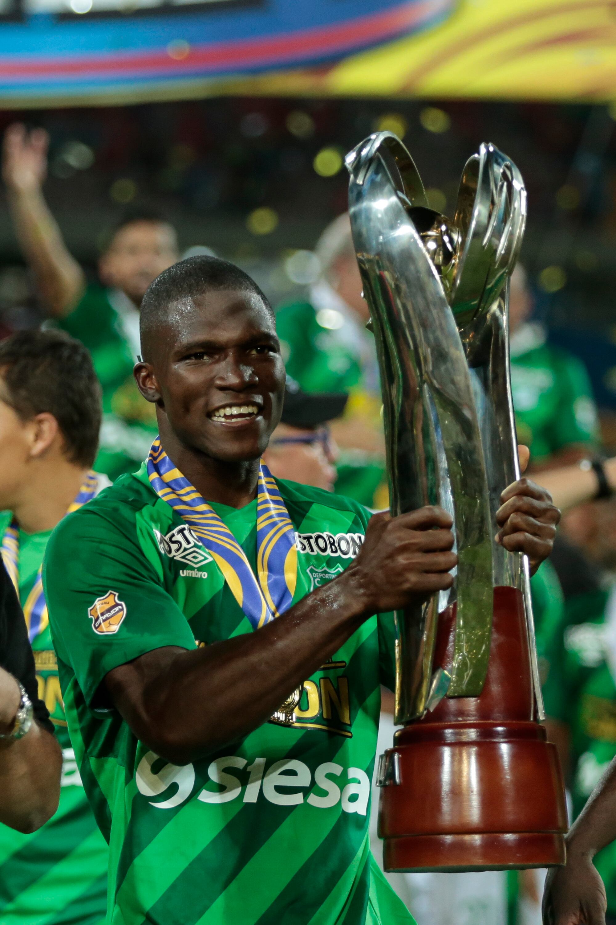 7 Junio 2015. Medellin. Deportivo Cali es el nuevo campeón de la Liga Águila I 2015 tras vencer 2 - 1 (Marcador global) al Deportivo Independiente Medellin. En la foto: Germán Mera. (Colprensa - Juan Páez).