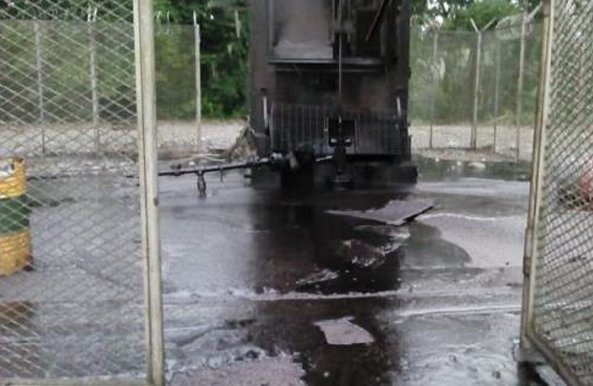 Atentado al Pozo Loro 8. Valle del Guamuez, Putumayo, 31 de mayo. (Foto: cortesía Ecopetrol)