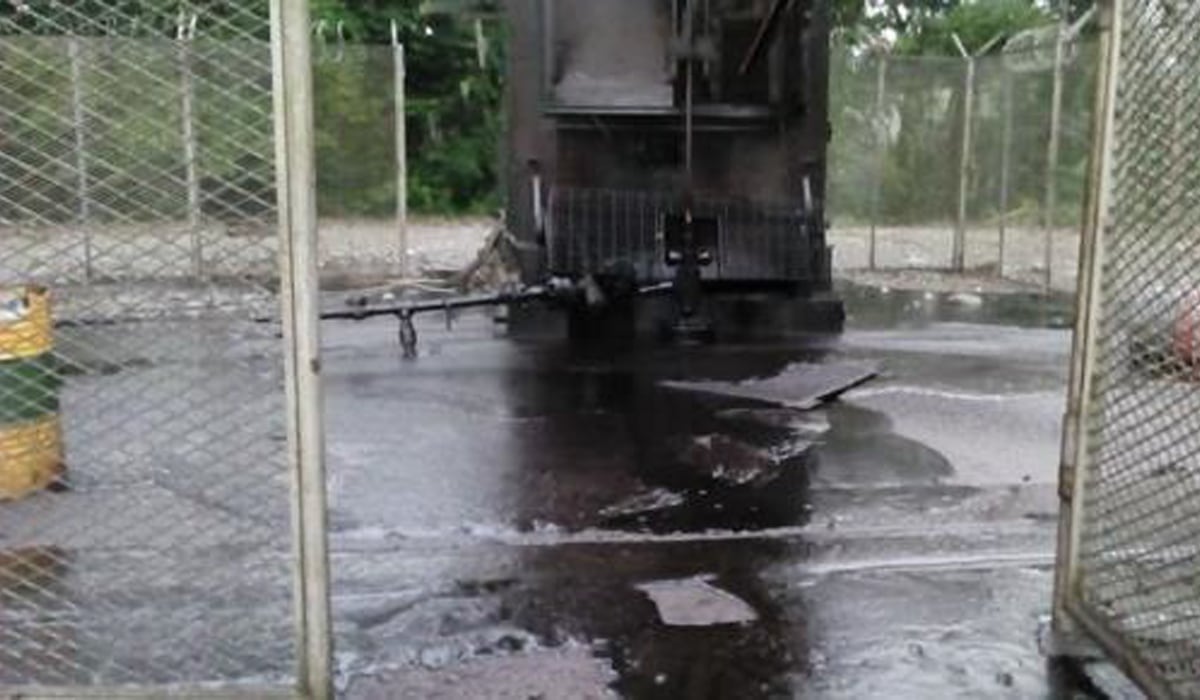 Atentado al Pozo Loro 8. Valle del Guamuez, Putumayo, 31 de mayo. (Foto: cortesía Ecopetrol)