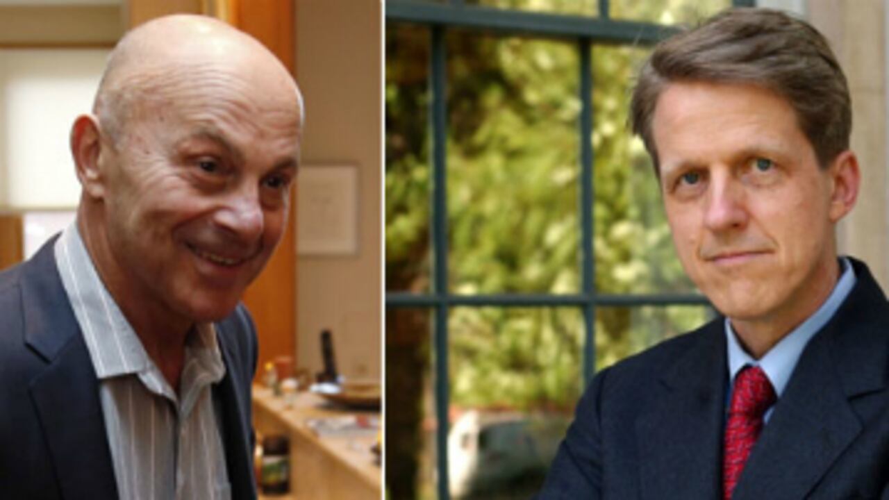Eugene Fama y Robert Shiller tienen interpretaciones opuestas de la naturaleza del mercado.