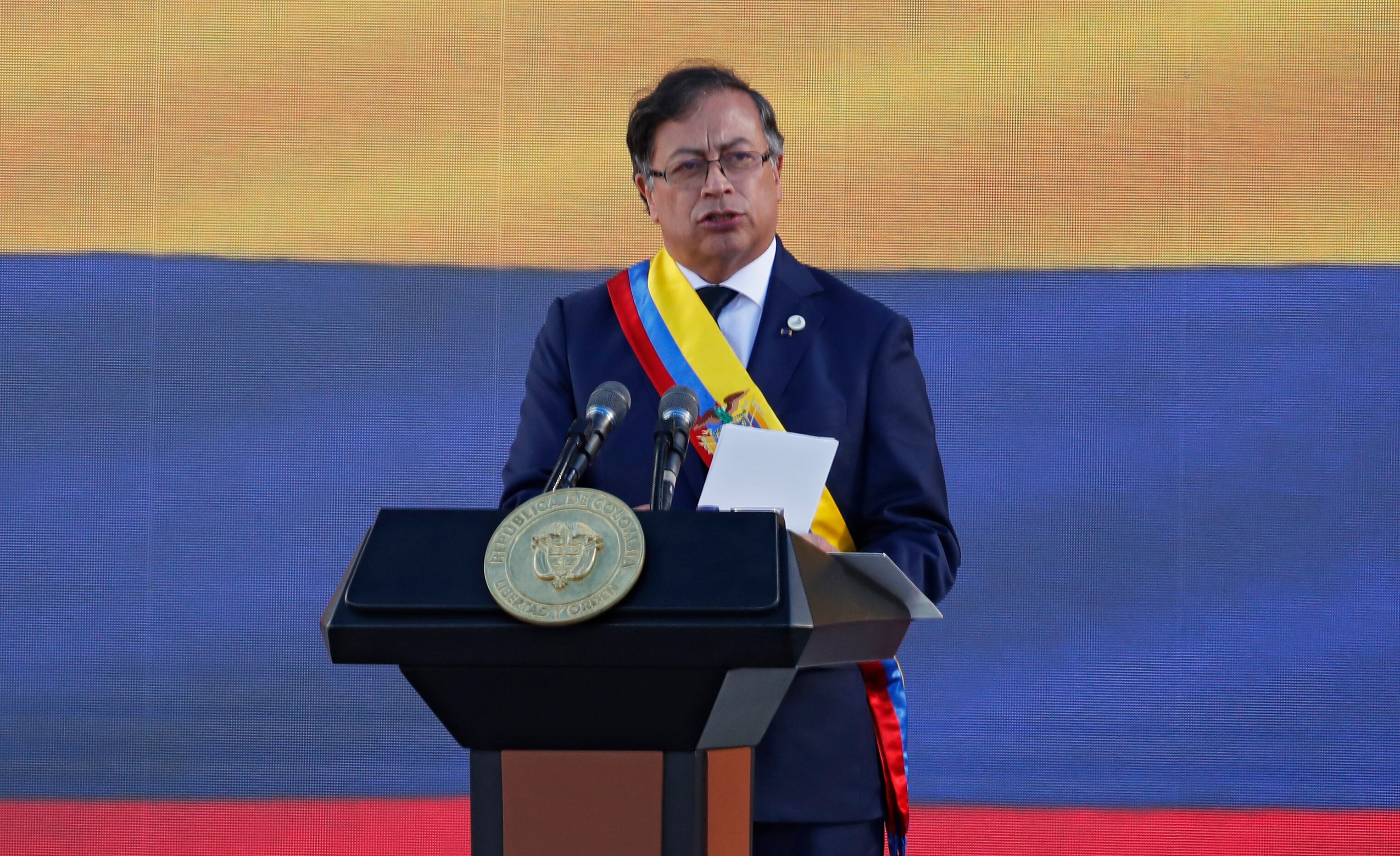 Discurso en la posesión Gustavo Petro presidente de Colombia 2022 / 2026
Bogota Plaza de Bolívar agosto7 del 2022
Foto Guillermo Torres Reina / Semana