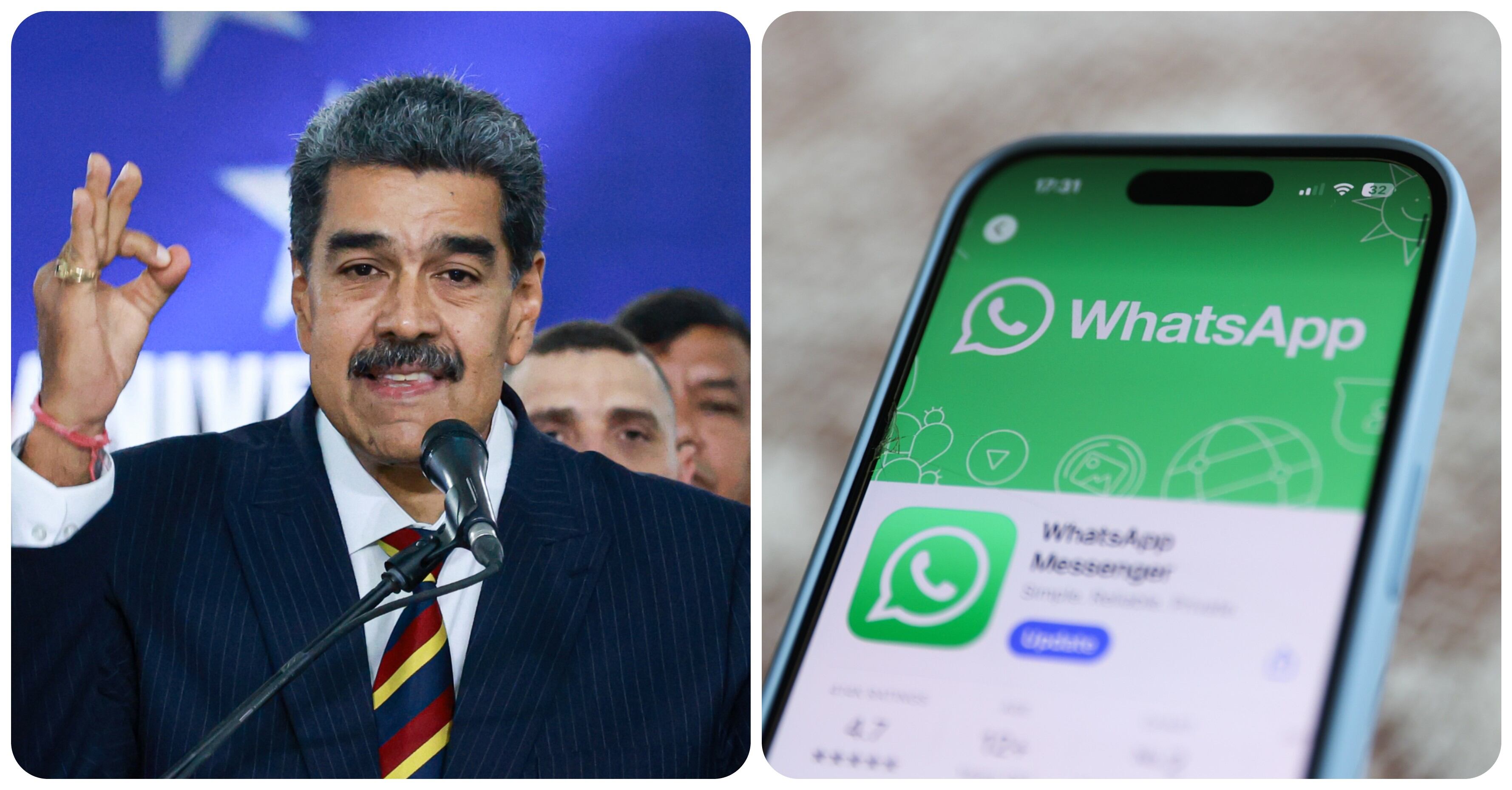 Nicolás Maduro ha acusado a Whatsapp de hacer parte de un golpe de Estado contra su gobierno