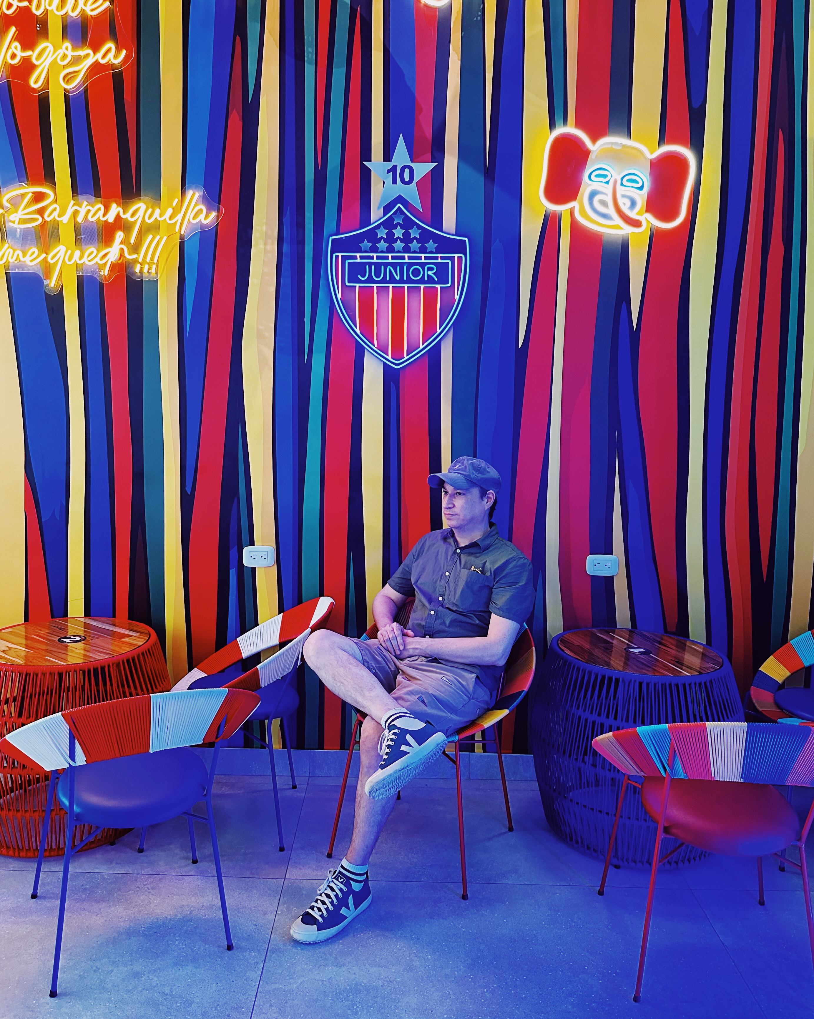 Carlos Machuca es fans del Junior de Barranquilla.