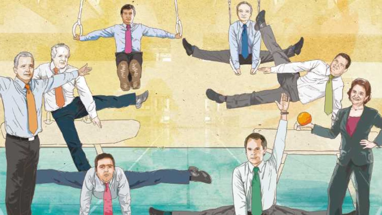 Carlos Mario Giraldo (Presidente de Éxito), Manuel Santiago Mejía (Presidente de Alkosto), Antonio Char (Presidente de Olímpica), Miguel Pardo Brigard (Presidente de Sodimac Colombia, Homecenter), Luis Fernando Gallo (Presidente de Price Smart), Eric Basset (Presidente de Cencosud, Jumbo), Rodrigo Fajardo (Presidente de Falabella) y Leila Cardona De Echeverry (Gerente general de La 14).