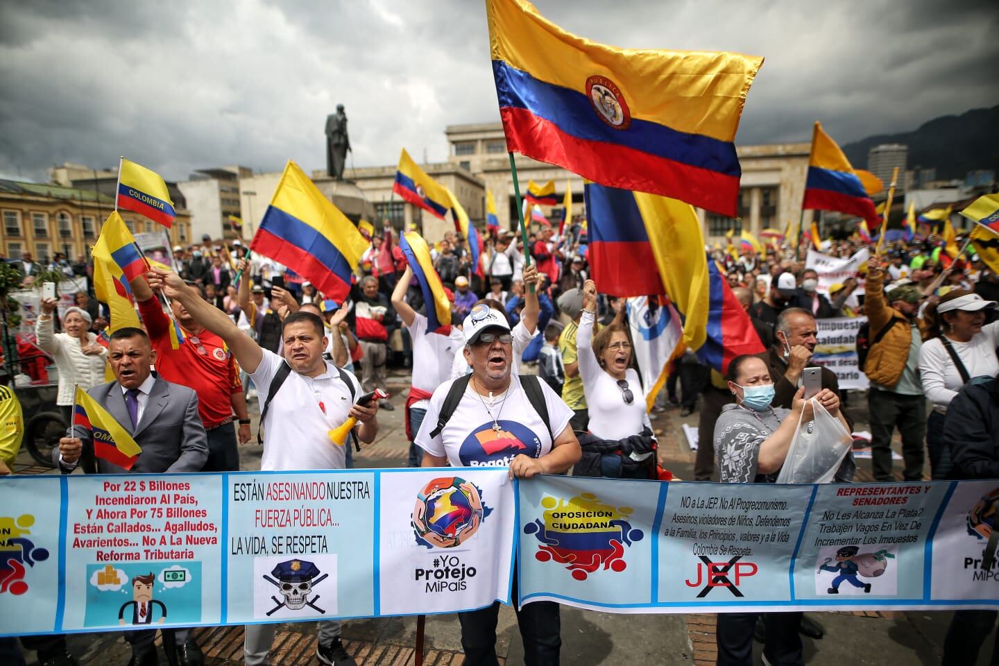 Marcha 29 octubre contra Gustavo Petro
Bogota. Plaza Bolivar