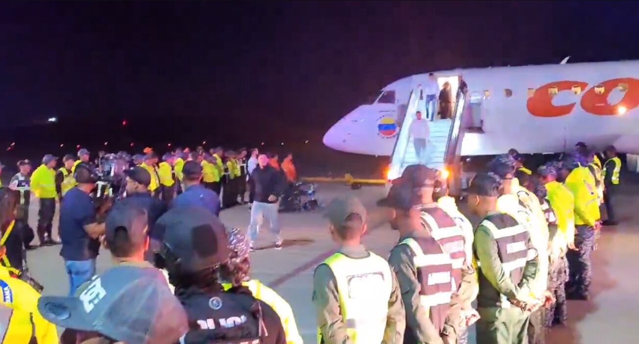 Los deportados llegaron al de Aeropuerto Internacional de Maiquetía.