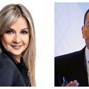 Vicky Dávila, directora de SEMANA, y Andrés Mompotes, director de El Tiempo