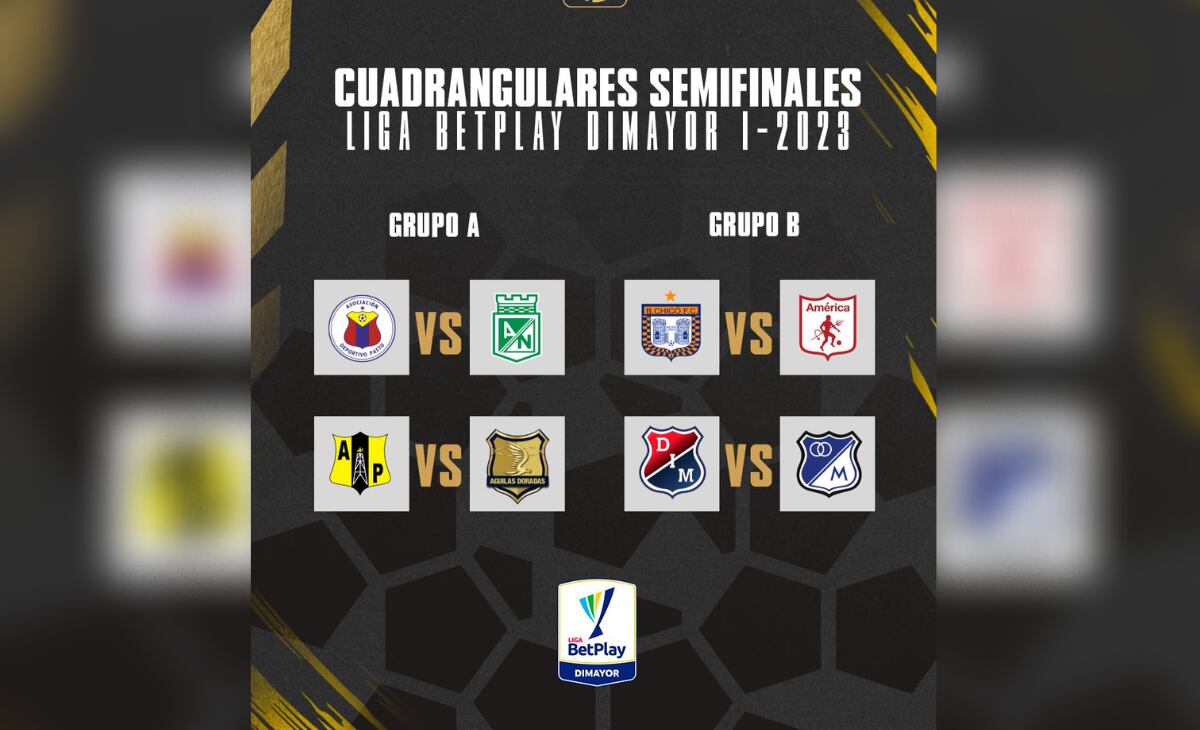 Así quedaron los cuadrangulares finales.