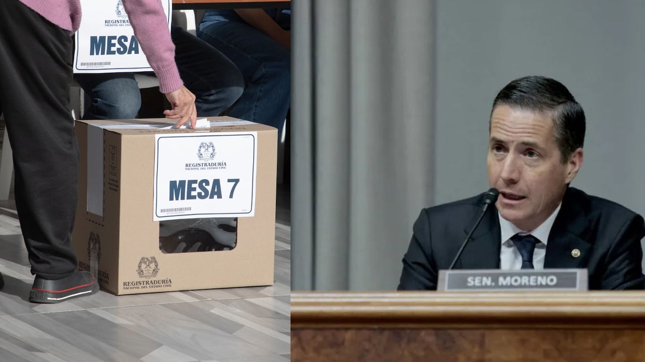 Bernie Moreno, senador de Ohio, en el marco de su participación como observador electoral.