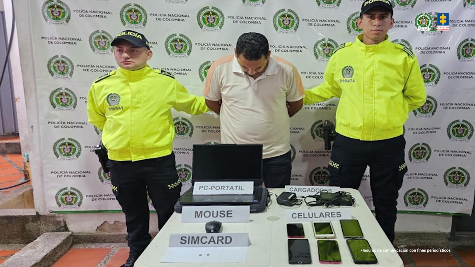 Cinco de los presuntos integrantes fueron judicializados, entre ellos un extrabajador de una empresa de telefonía móvil. SIM Swapping