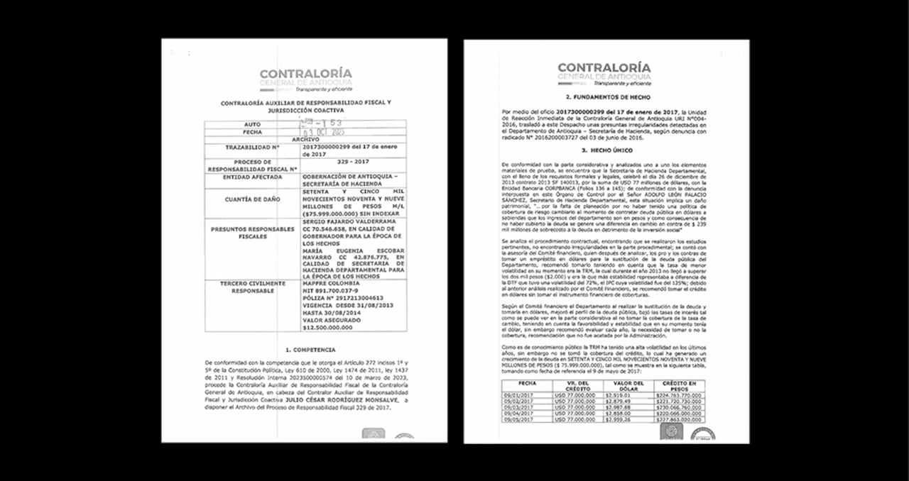 A Fajardo le han archivado los procesos en la Contraloría y la Procuraduría. Ahora espera que la Fiscalía precluya el que tiene pendiente.