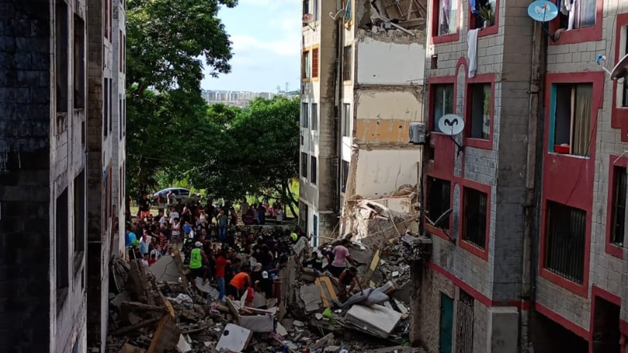 Sitio de la emergencia en Campo Alegre, Barranquilla.