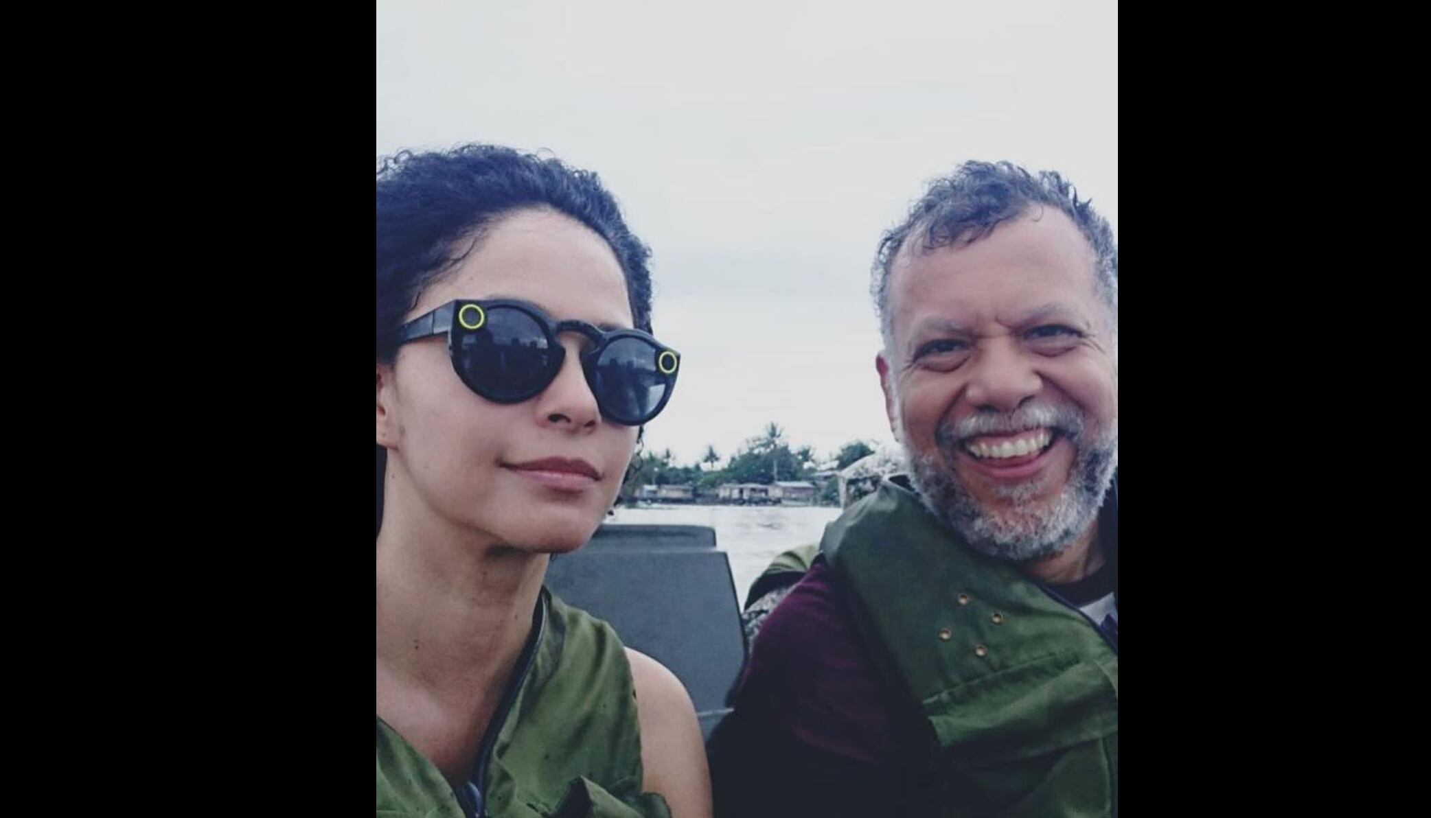 Alberto Linero y su novia