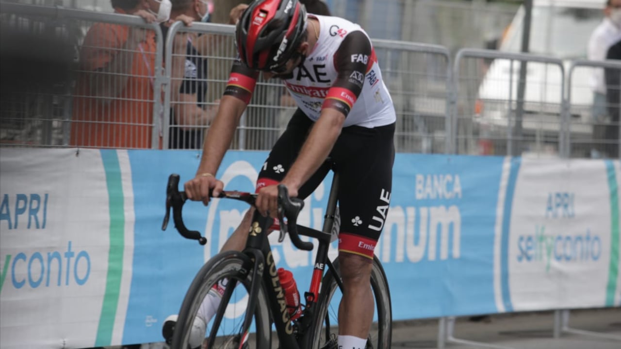 Fernando Gaviria en el Giro de Italia.