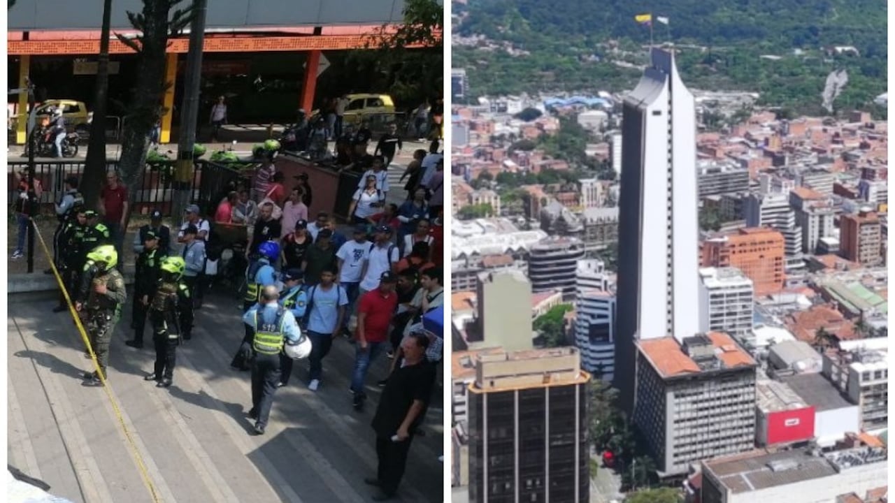 Dos extranjeros muertos tras balacera en terminal de Medellín.