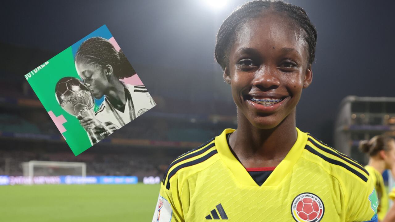 Linda Caicedo, jugadora colombiana.