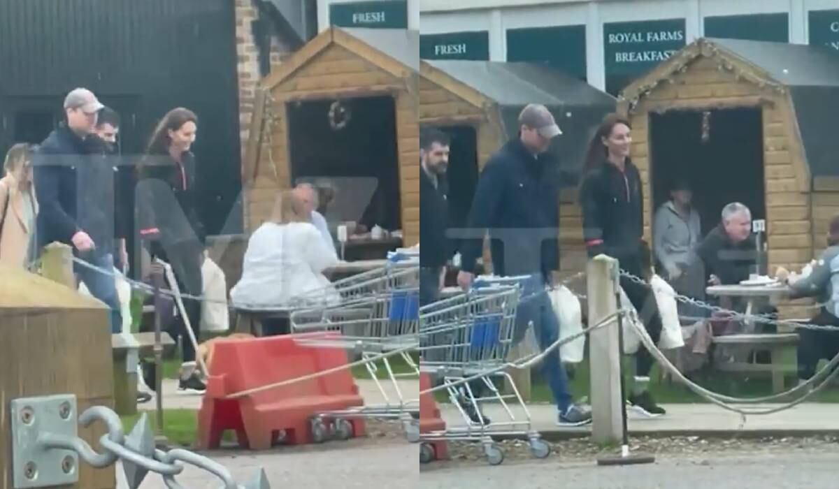 TMZ publicó las imágenes de la primera aparición pública de Kate