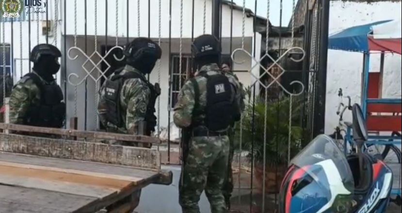 En esta casa de Soledad, Atlántico, fue capturado el hombre.