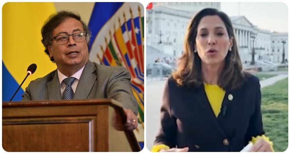 El presidente Gustavo Petro se reunió con la congresista republicana, María Elvira Salazar.