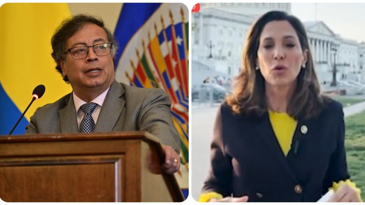 El presidente Gustavo Petro se reunió con la congresista republicana, María Elvira Salazar.