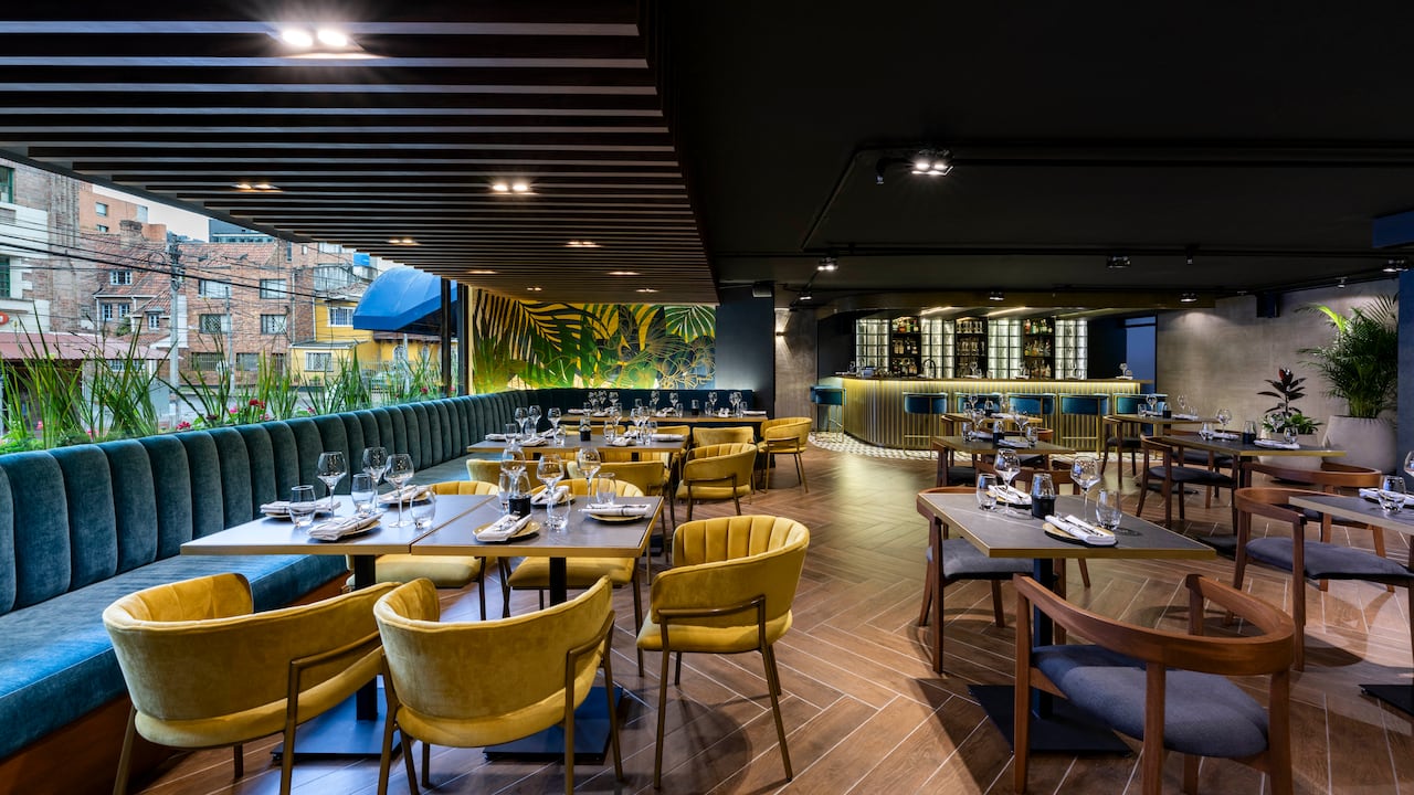 Interior del restaurante De Rivero Bistró.