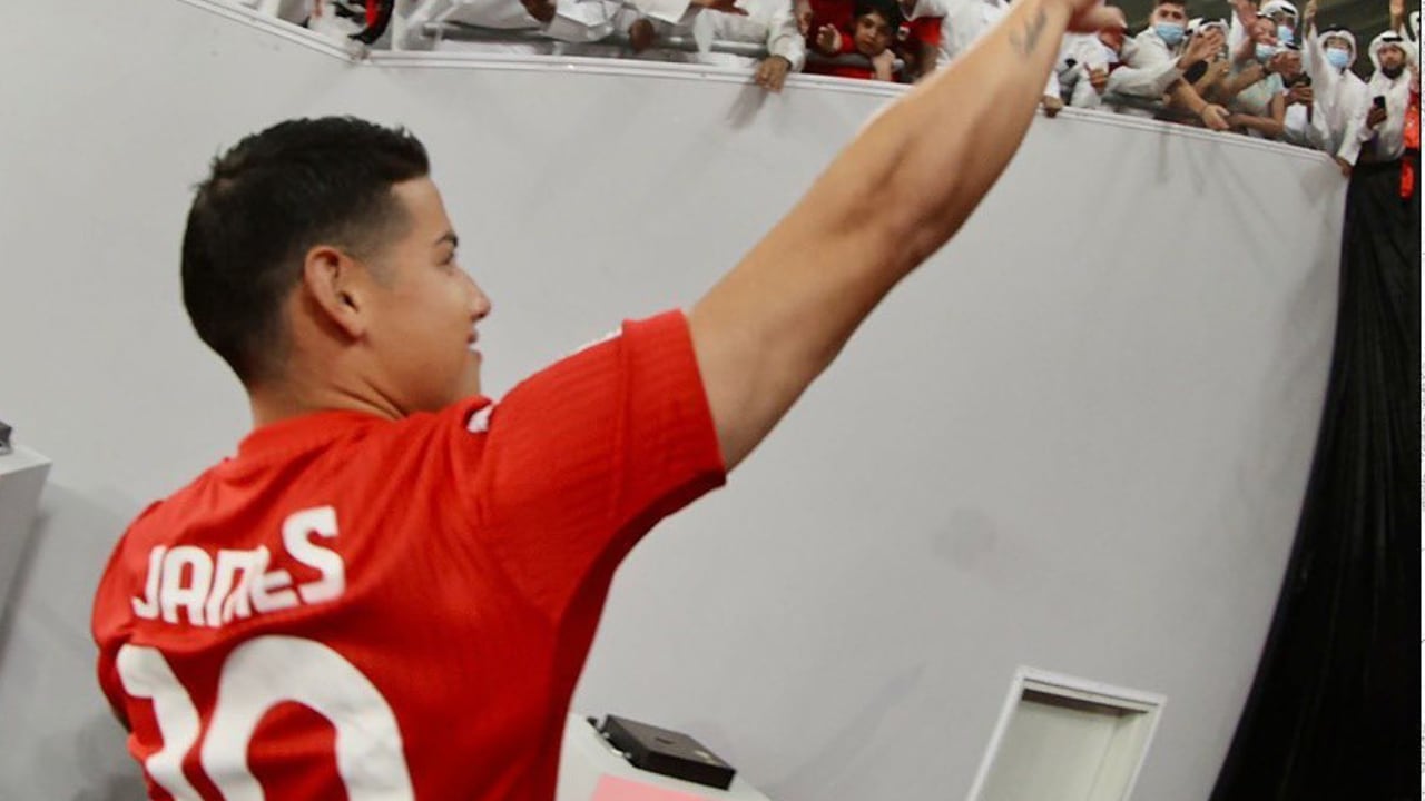 James Rodríguez llegó al Al-Rayyan en el mes de septiembre, procedente del Everton inglés