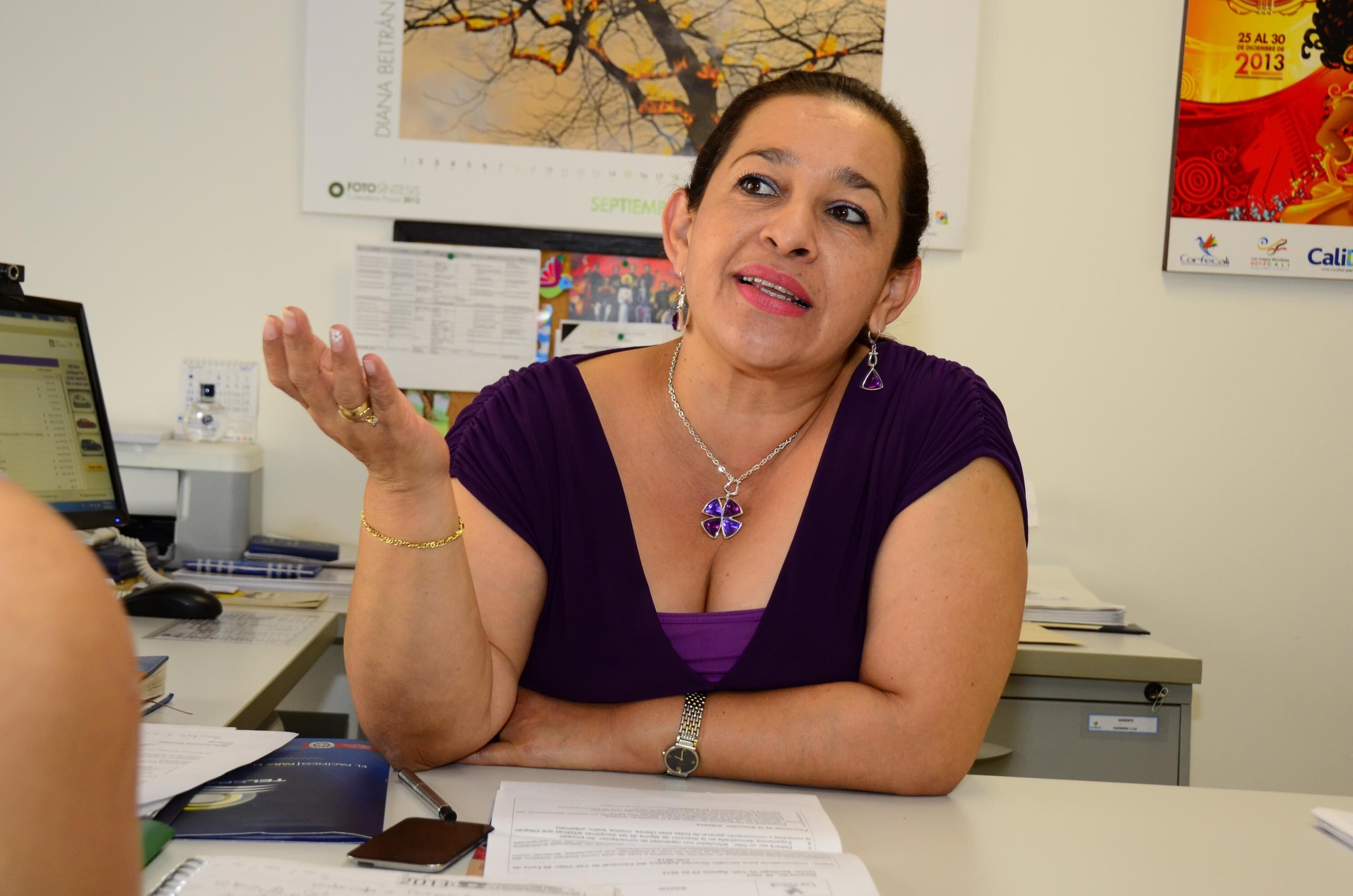 Luz Adriana Latorre, gerente de Corfecali.