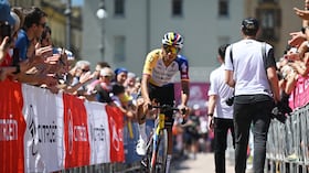 AOSTA, ITALY - MAY 23: Egan Bernal of Colombia and Netcompany INEOS Cycling Team prior to the 109th Giro d'Italia 2026, Stage 14 a 133km stage from Aosta to Pila -Gressan 1789m / #UCIWT / on May 23, 2026 in Aosta, Italy. (Photo by Dario Belingheri/Getty Images)