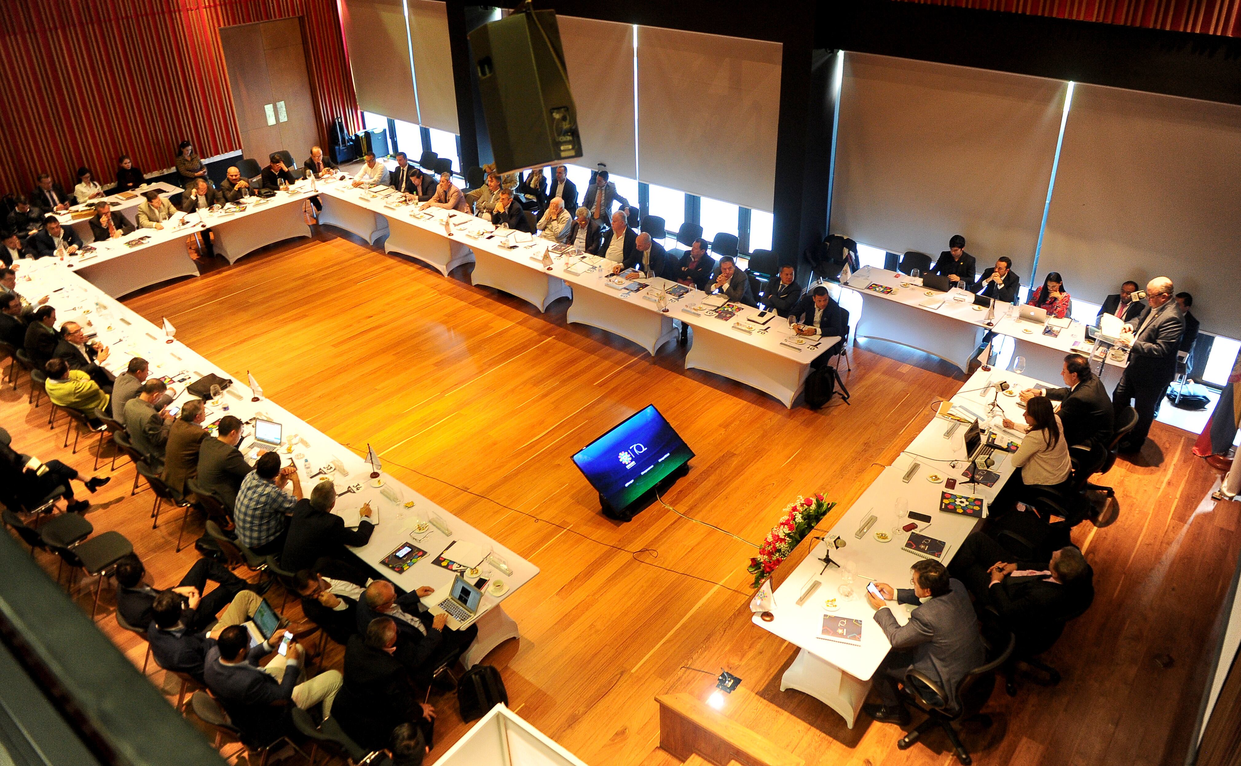 Bogotá, 30 de noviembre de 2018. La Asamblea de Dimayor se cumple en la Sede Deportiva de la Federación Colombiana de Fútbol. (Colprensa-Cortesía Dimayor)