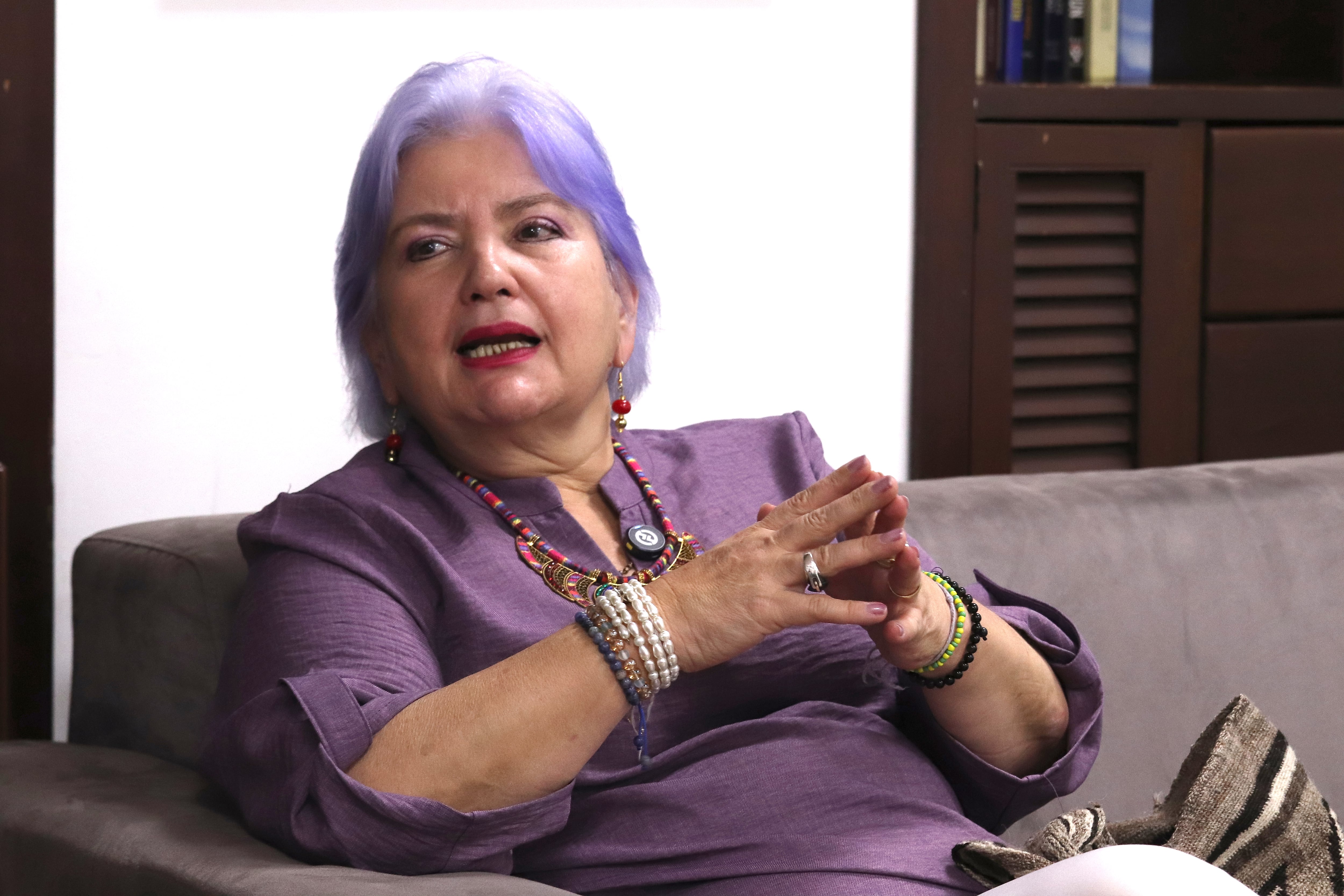 Gloria Flórez senadora del Pacto Histórico.