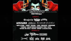 Tattoo Music Fest contará con la participación de más de 20 bandas nacionales e internacionales. Más de 200 tatuadores presentarán su arte en el marco del festival.