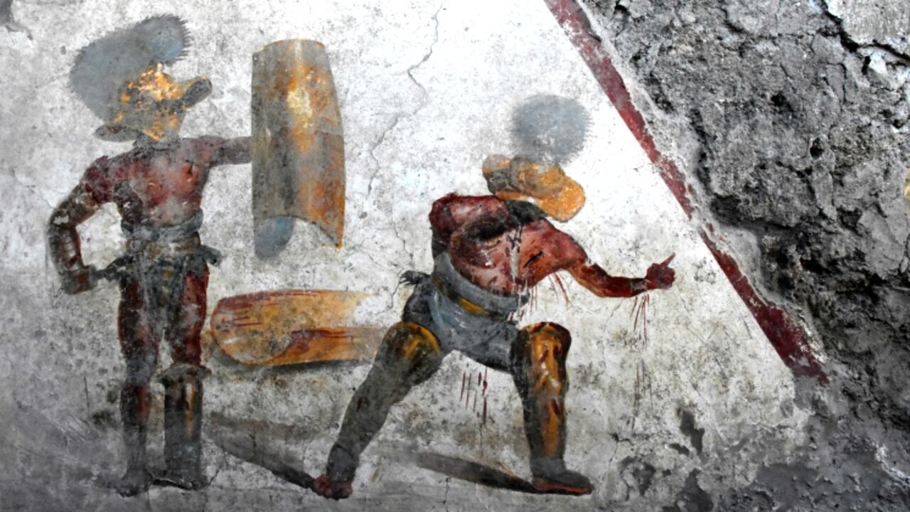 Gladiadores descubiertos en el 'Gran proyecto Pompeya' - Parco Archeologico di Pompei