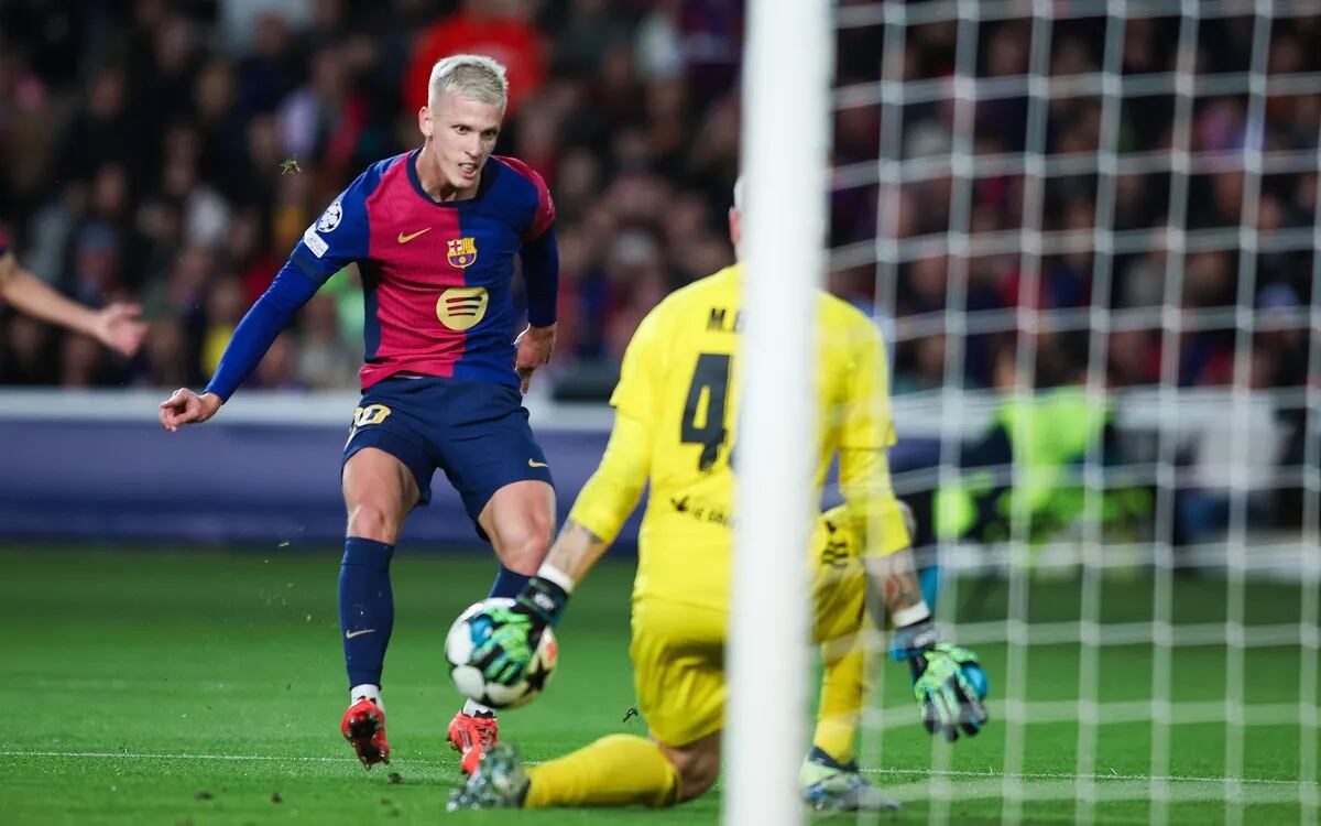 FC Barcelona goleó al Brest de Francia en la quinta de la Uefa Champions League.