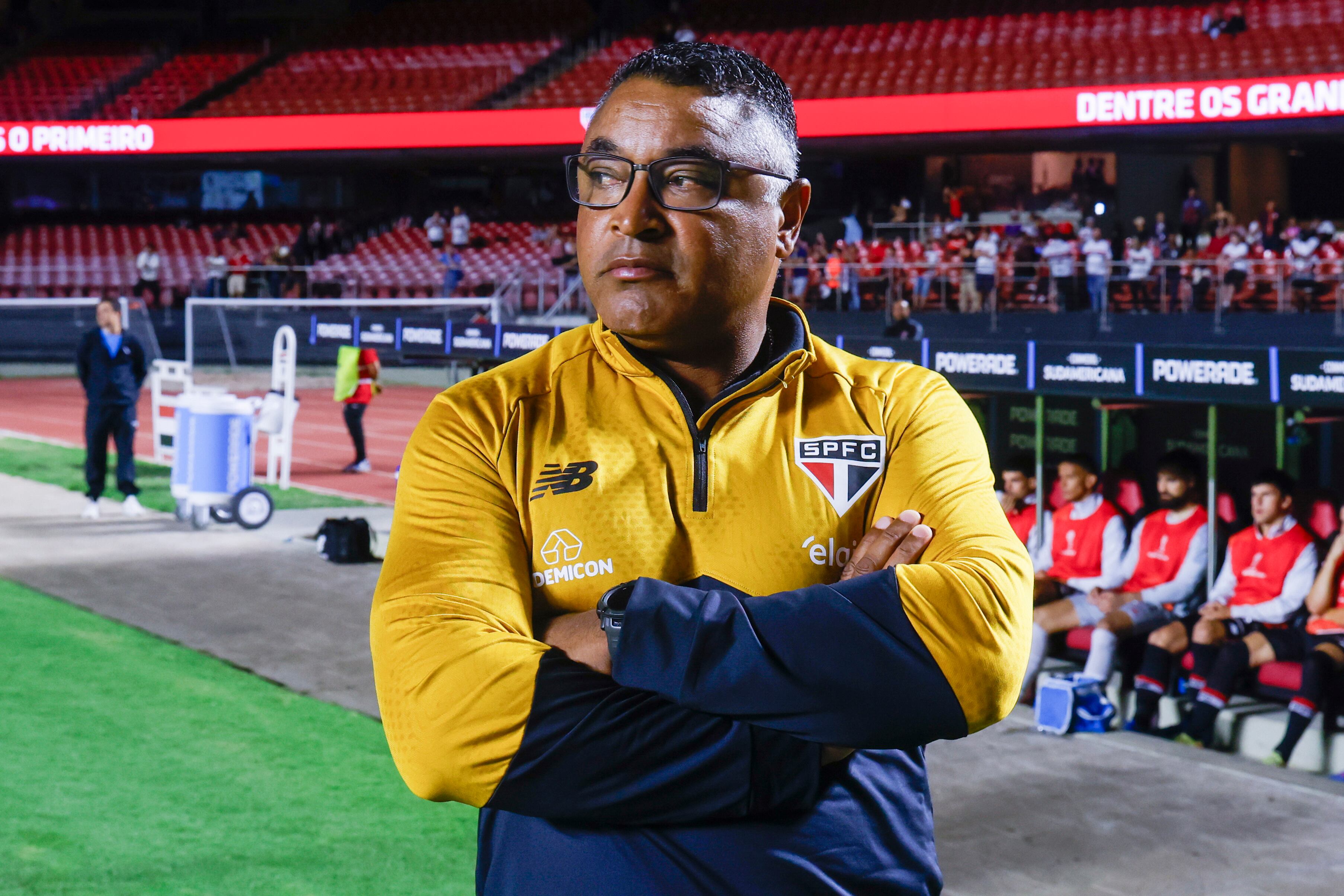 Roger Machado, DT del Sao Paulo.