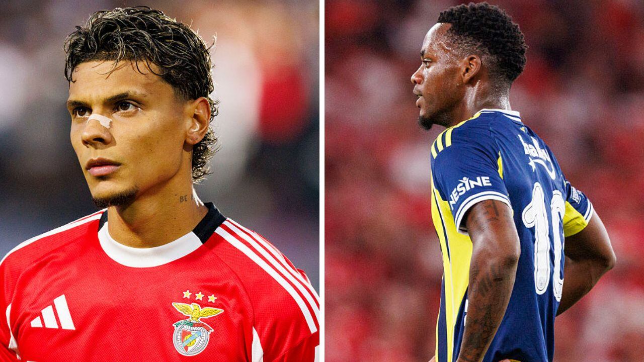 Richard Ríos y Jhon Durán, colombianos en Europa.