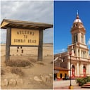 Bombay Beach (Estados Unidos), Chaparral (Colombia) e Iquique (Chile)