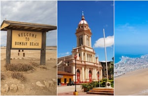 Bombay Beach (Estados Unidos), Chaparral (Colombia) e Iquique (Chile)