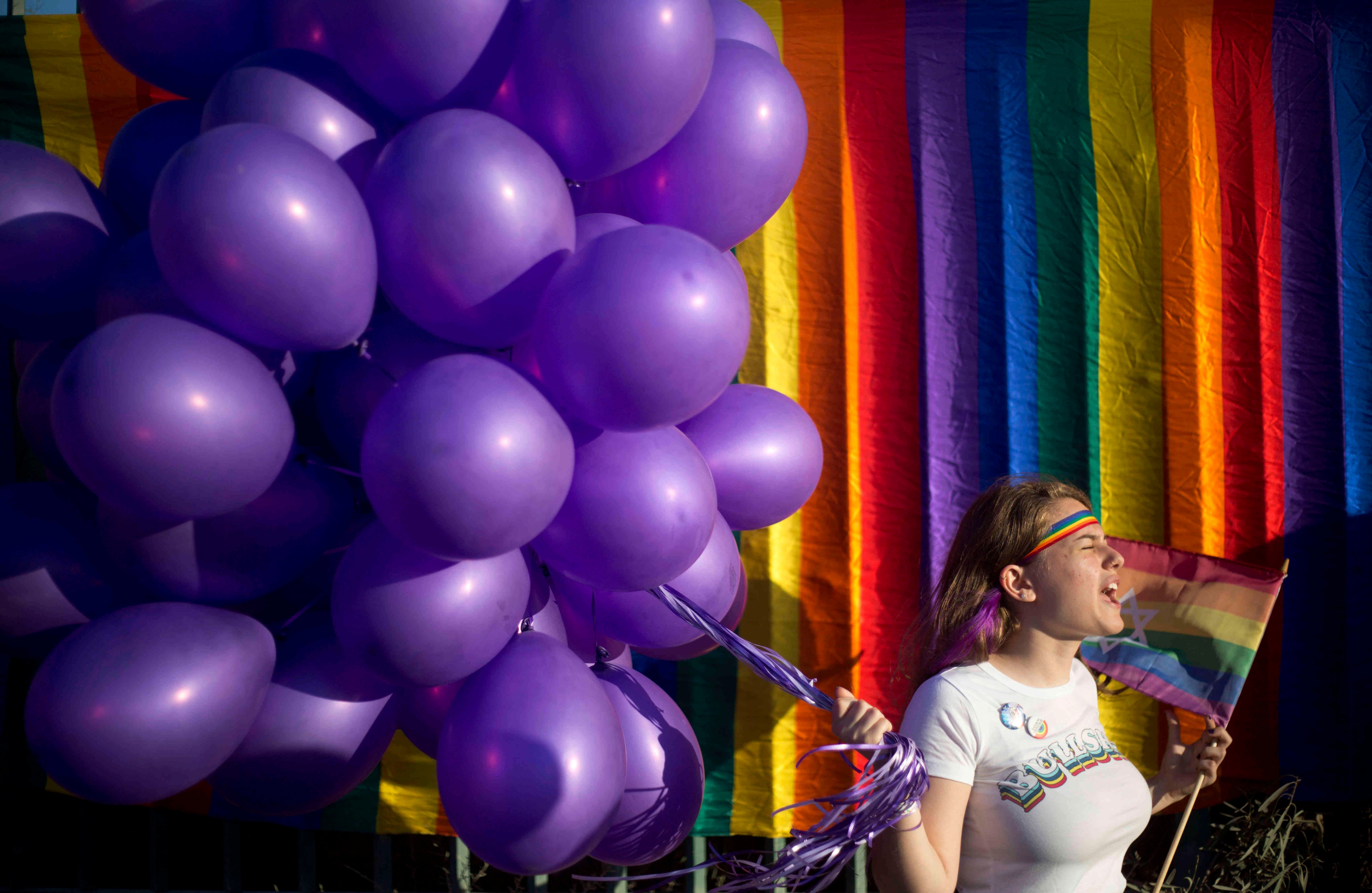 En la ciudad de Beersheba, en Israel fue la primera vez que se realizó esta marcha. Más de 3500 personas salieron a las calles. Foto: AP