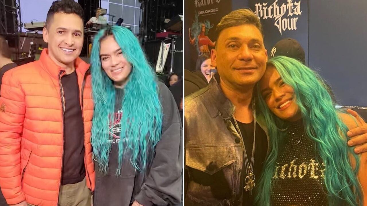 Jorge Celedón y Jean Carlo Centeno cantaron junto a Karol G en Bogotá.