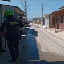 Sitio donde ocurrieron los hechos en el barrio La Chinita.